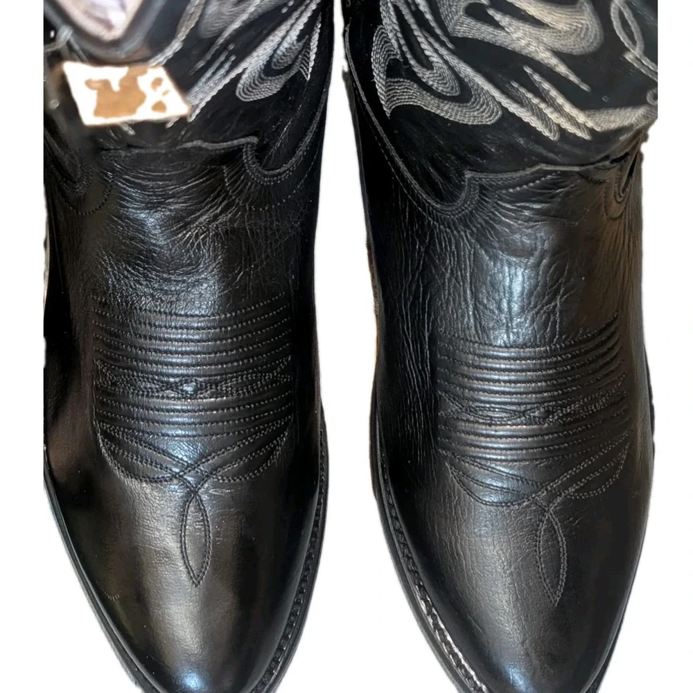 Dan Post Mens Milwaukee Western Cowboy Boots 10 EW Extra Wide